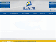 Tablet Screenshot of clark-associates.com